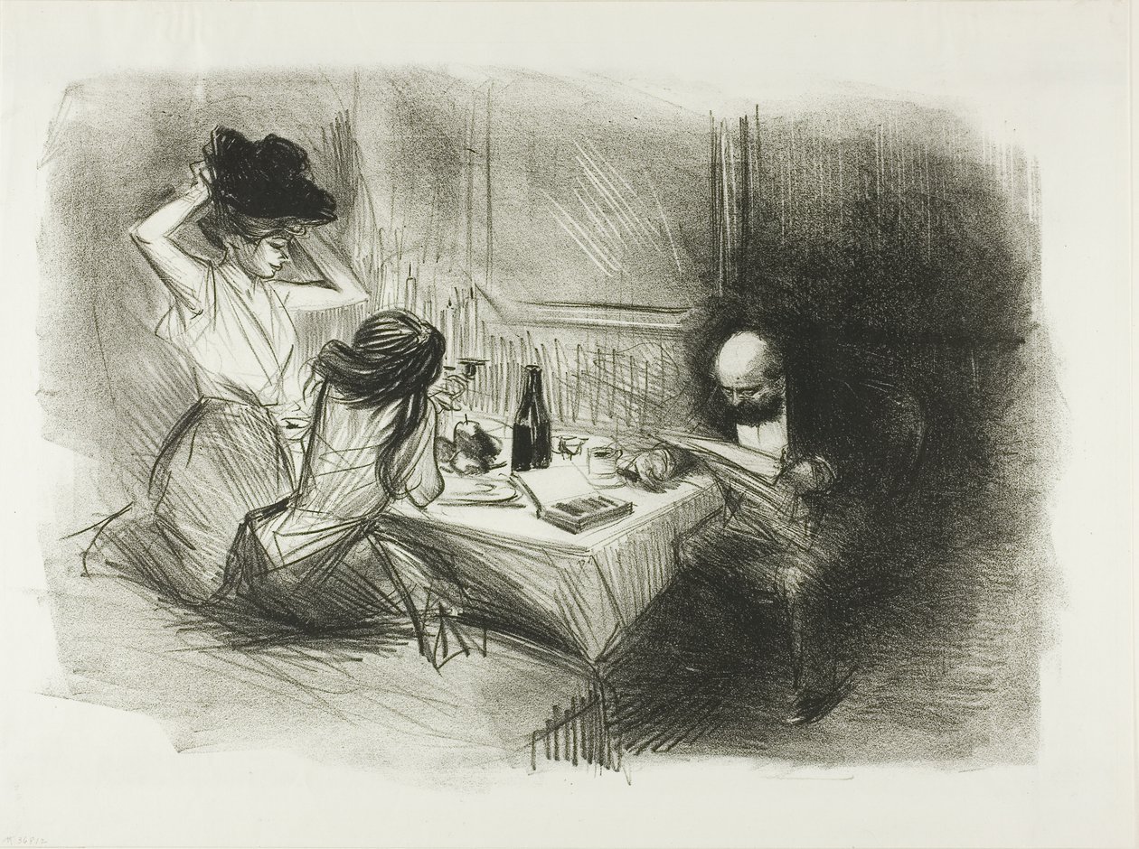 Özel Yemek Odası, Beşinci Tabak by Jean Louis Forain