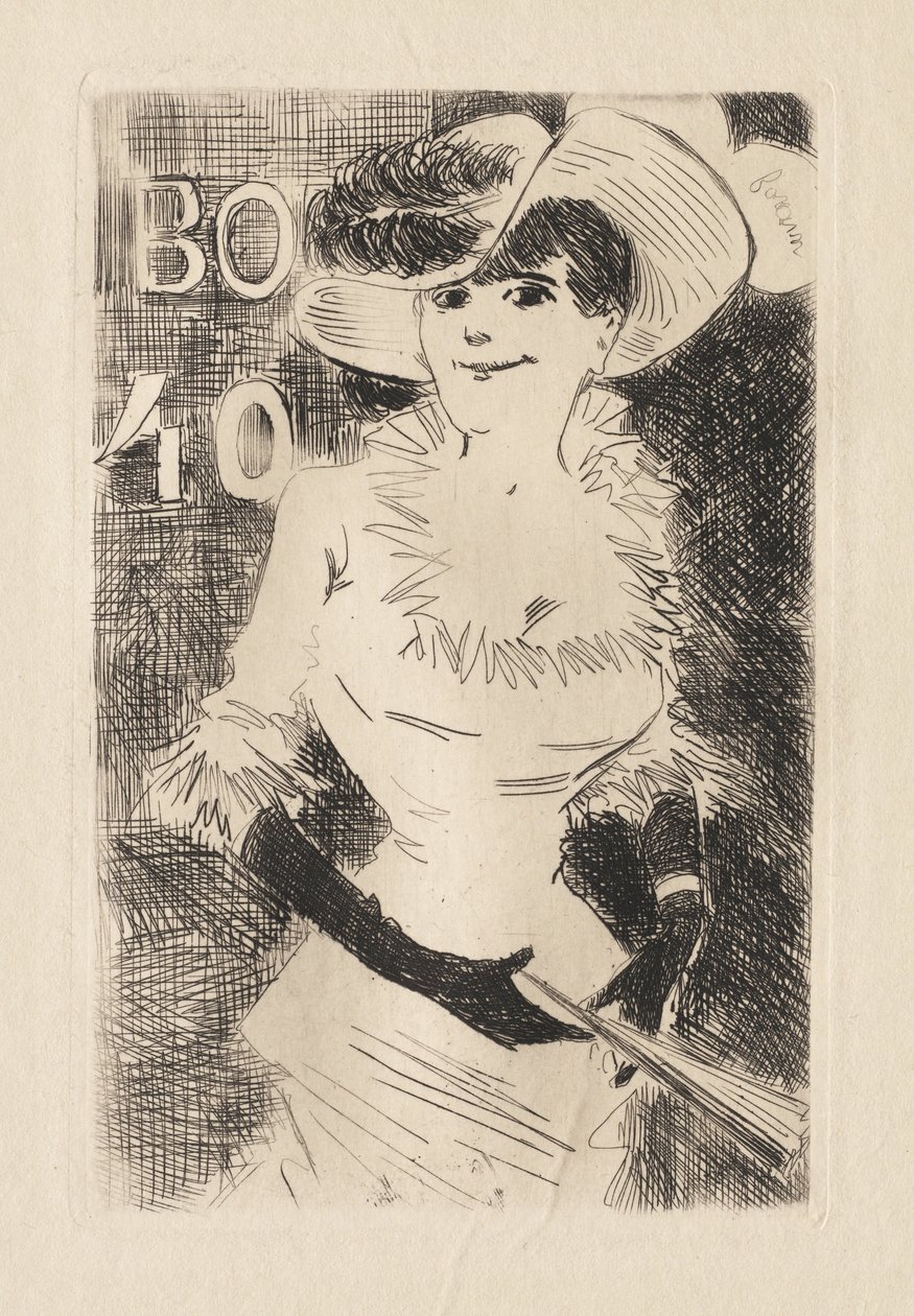 Yürüyen, 1880-86. by Jean Louis Forain