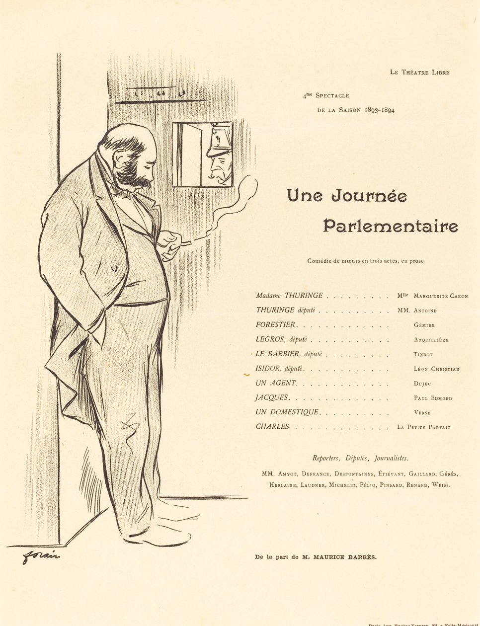 Meclis günü by Jean Louis Forain