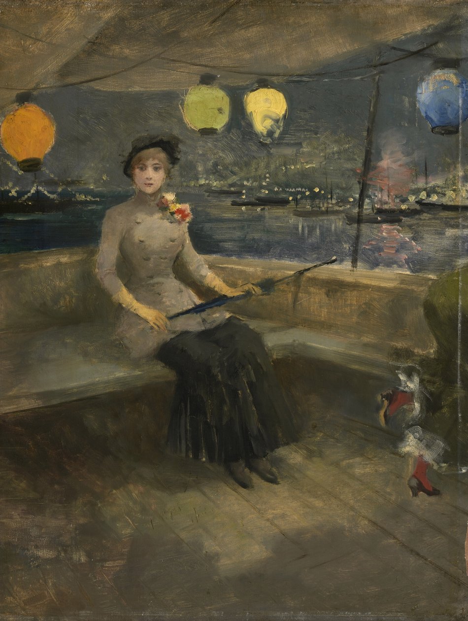 Yattaki Kadın, 1883 dolayları by Jean Louis Forain