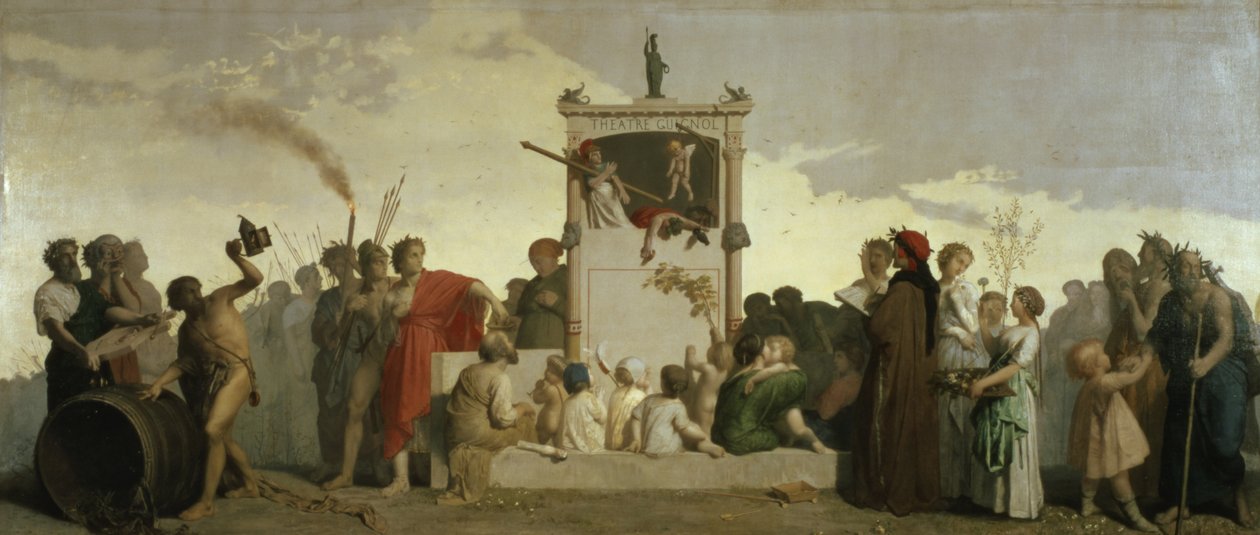 İnsan Komedisi, c.1852 by Jean Louis Hamon