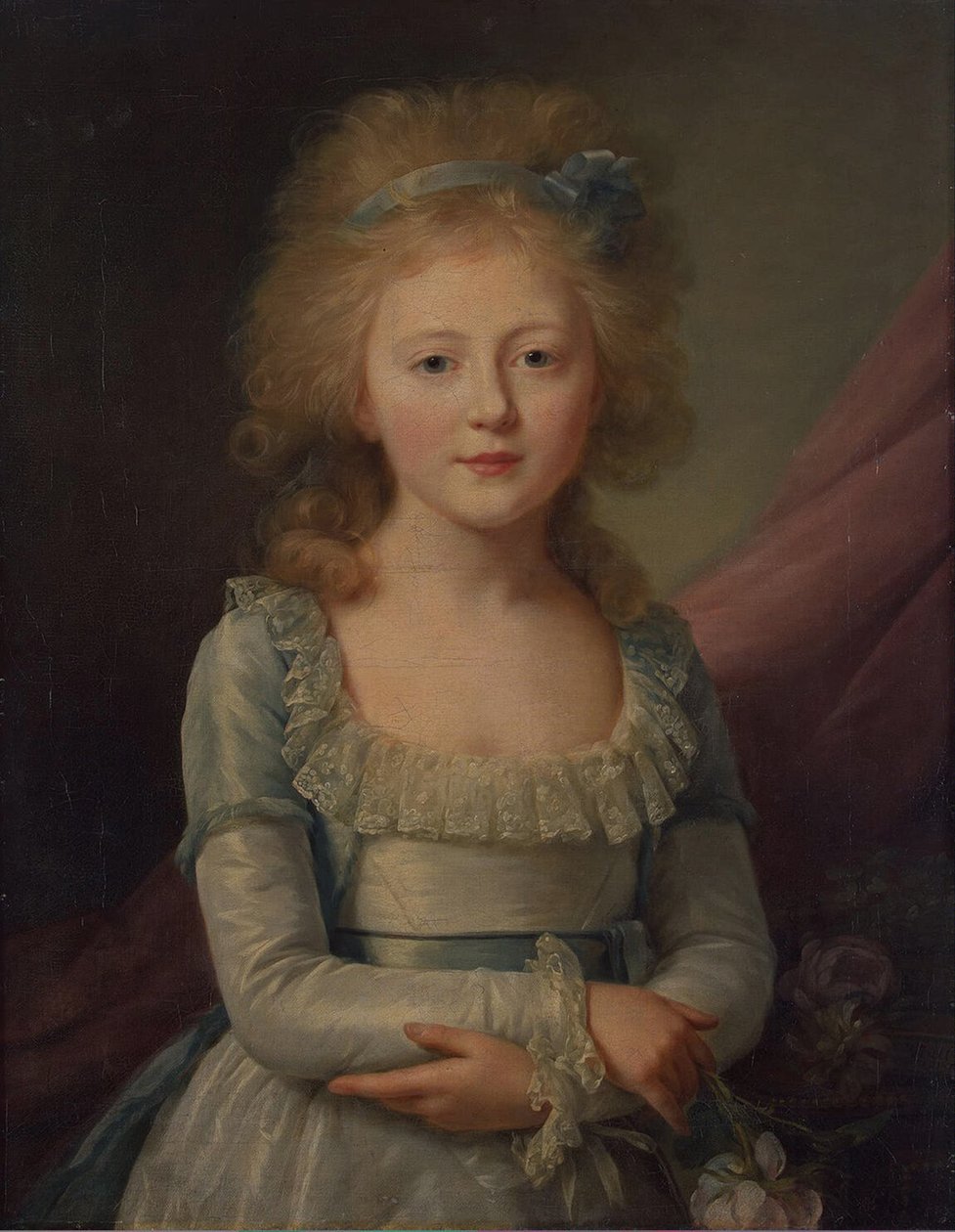 Rusya Büyük Düşesi Elena Pavlovna 1784-1803, Mecklenburg-Schwerin Büyük Düşesi, 1792 by Jean Louis Voille