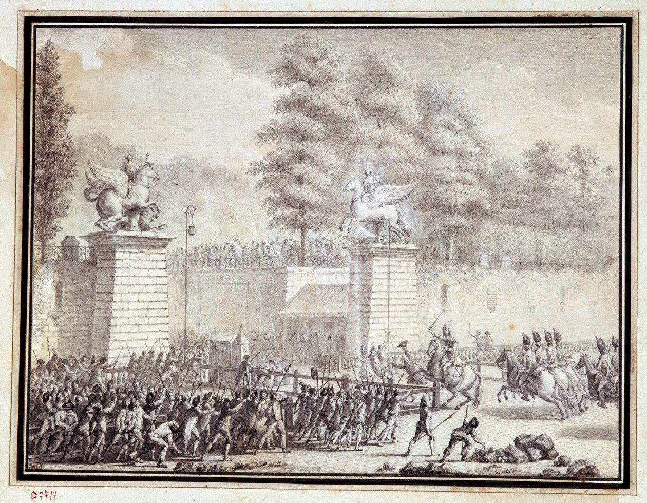 Fransız Devrimi: “” Monsieur de Lambesc, 12 Temmuz 1789