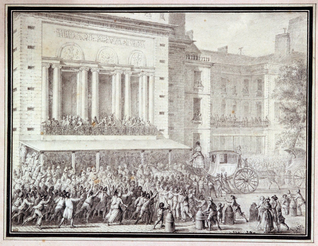 Operanın kapılarını kapatanlar: 12 Temmuz by Jean Louis the Younger Prieur