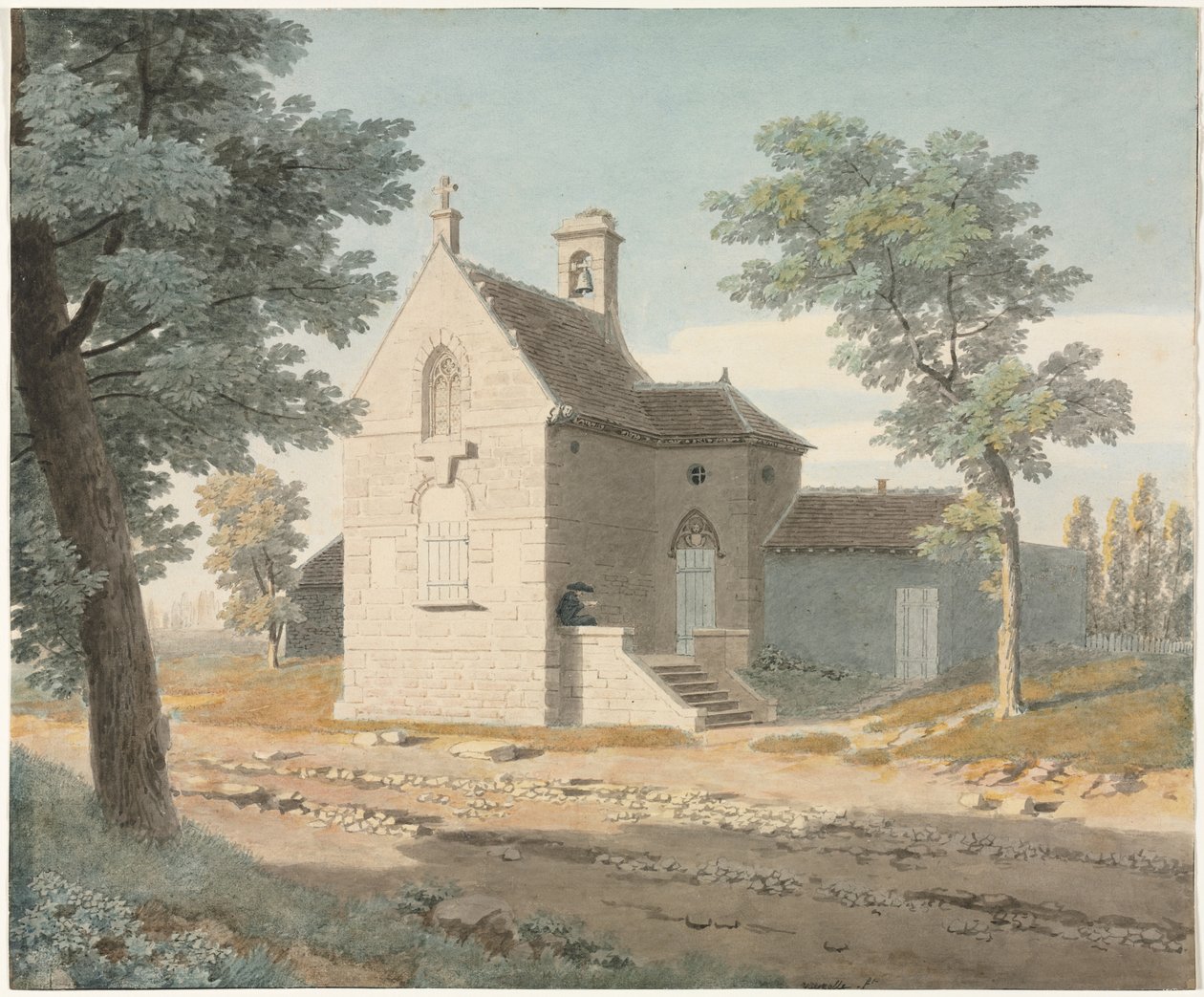 Yol kenarındaki kilise, 1700
