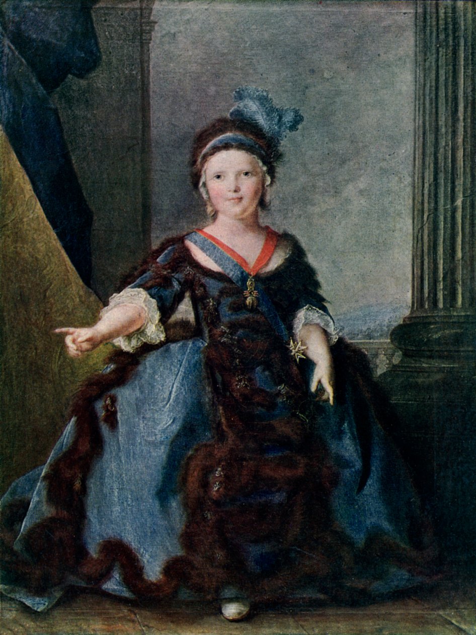 Fransa Louis, 1754, 1910 by Jean Marc Nattier