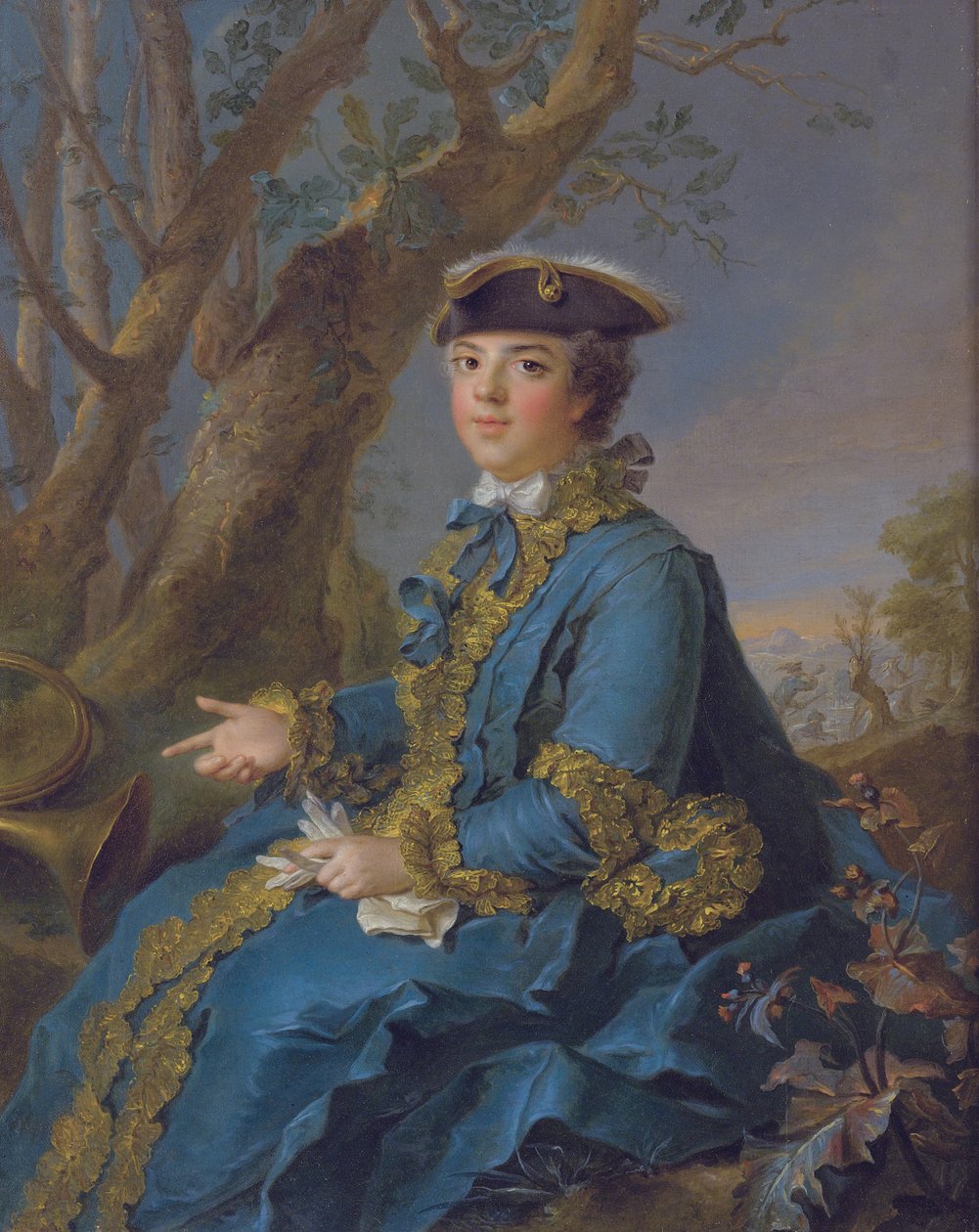 Fransa 1727-1759 Louise Elisabeth, Parma Düşesi, 1760 by Jean Marc Nattier
