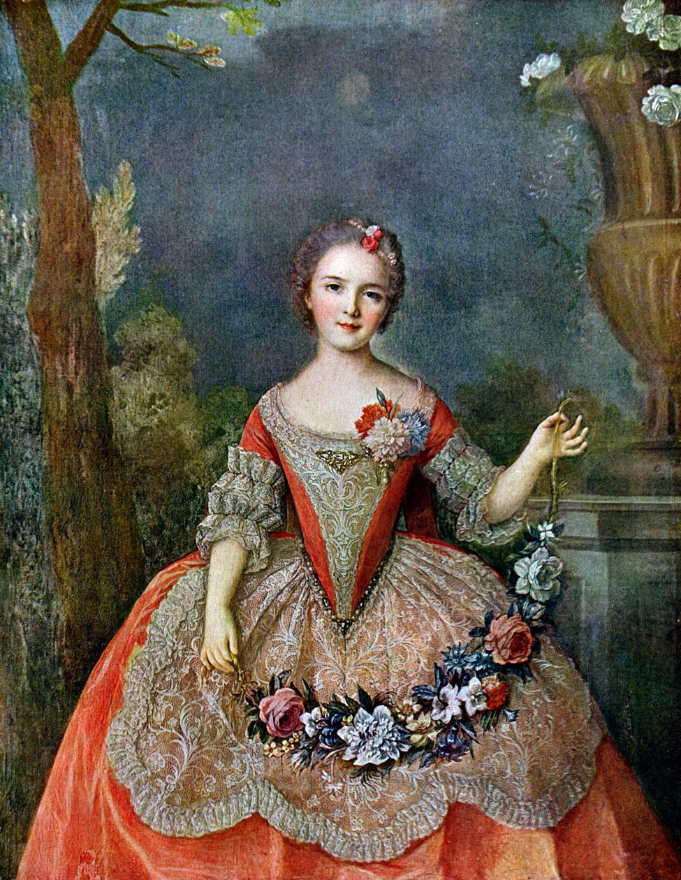 Madam de Beaujolais, 18. yüzyıl 1910. by Jean Marc Nattier