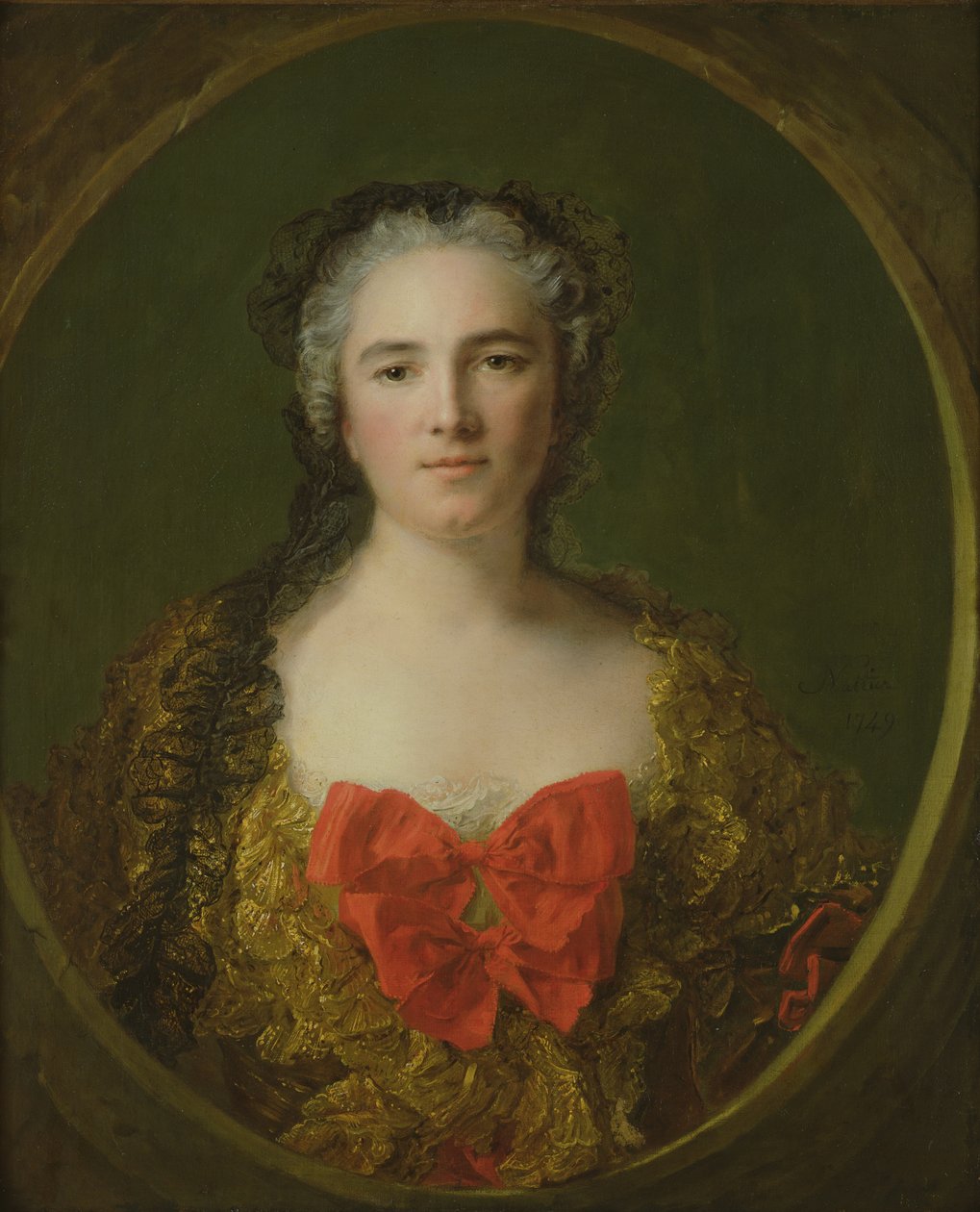Portre olduğu tahmin edilen Louise-Elisabeth de La Chastre, Marquise de Dreux-Breze, 1749 by Jean Marc Nattier