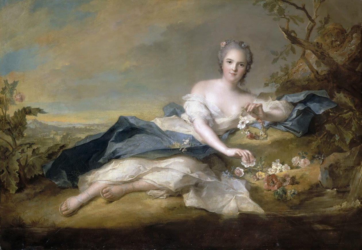 Fransa Prensesi Anne Henriette 1727-1752 by Jean-Marc Nattier