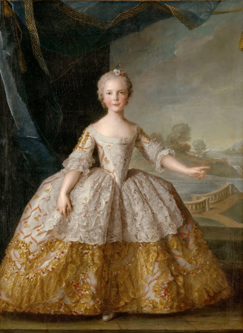 Parma Prensesi Isabella 1741-1763 çocukken by Jean Marc Nattier