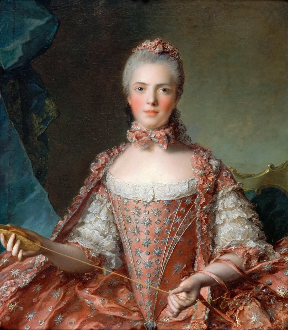 Fransa Prensesi Marie Adelaide 1732-1800 by Jean Marc Nattier