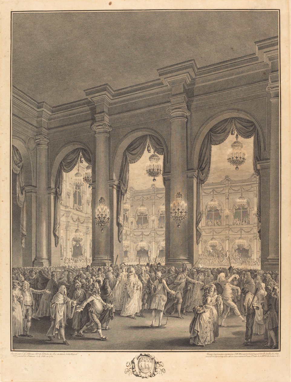 maskeli top by Jean Michel Moreau