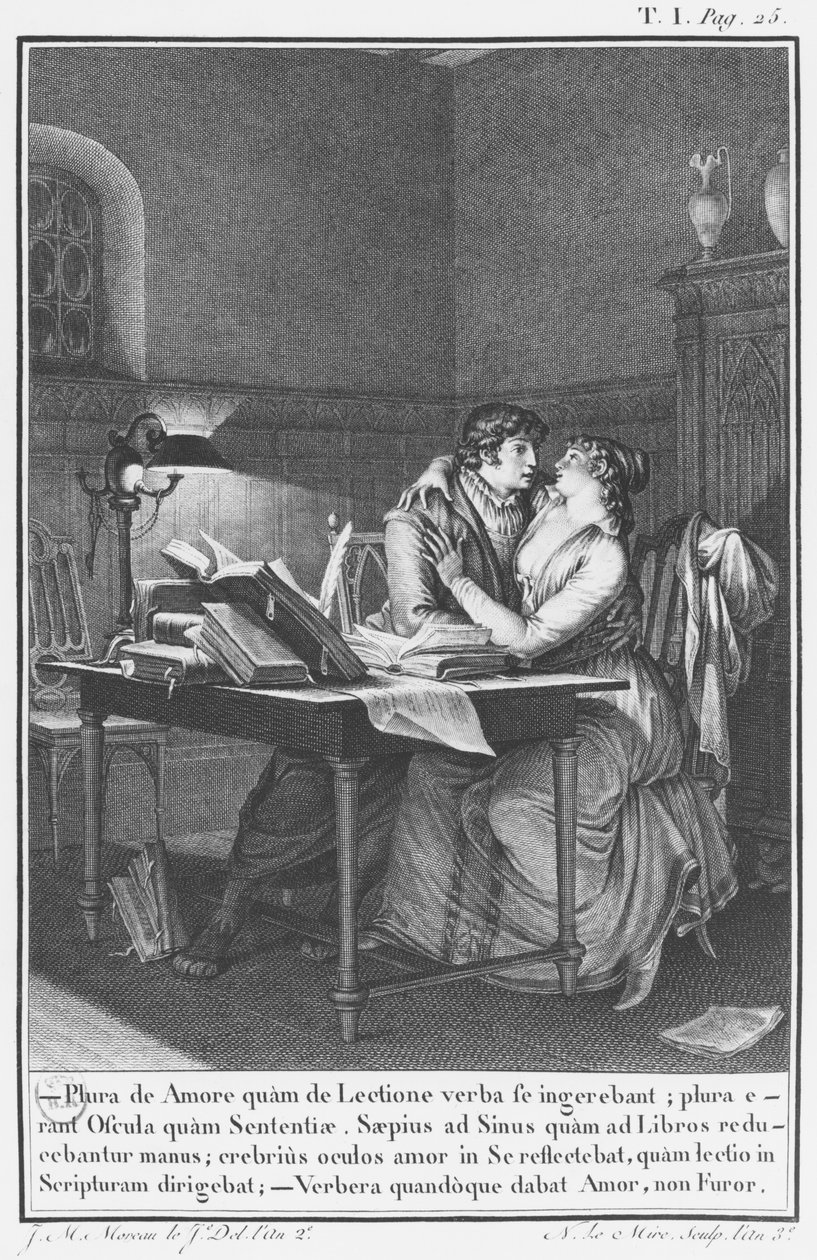 Heloise ve Abelard çalışmalarında, 