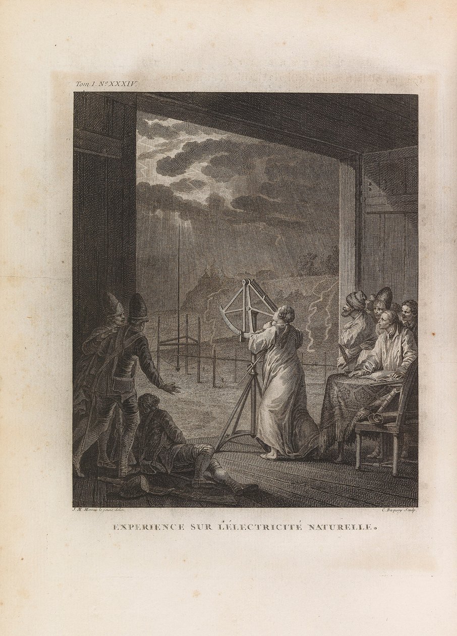 Doğal elektrik deneyi, 1760