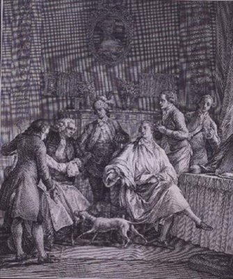 Beyefendinin Soyunma Odası, P.A. Martini (1739-97) by Jean Michel the Younger (after) Moreau