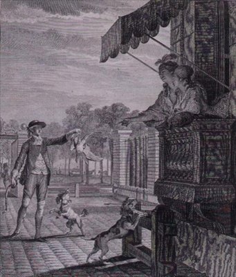 Başarılı Bahis, Çamlıgue tarafından gravür (fl.1785) by Jean Michel the Younger (after) Moreau
