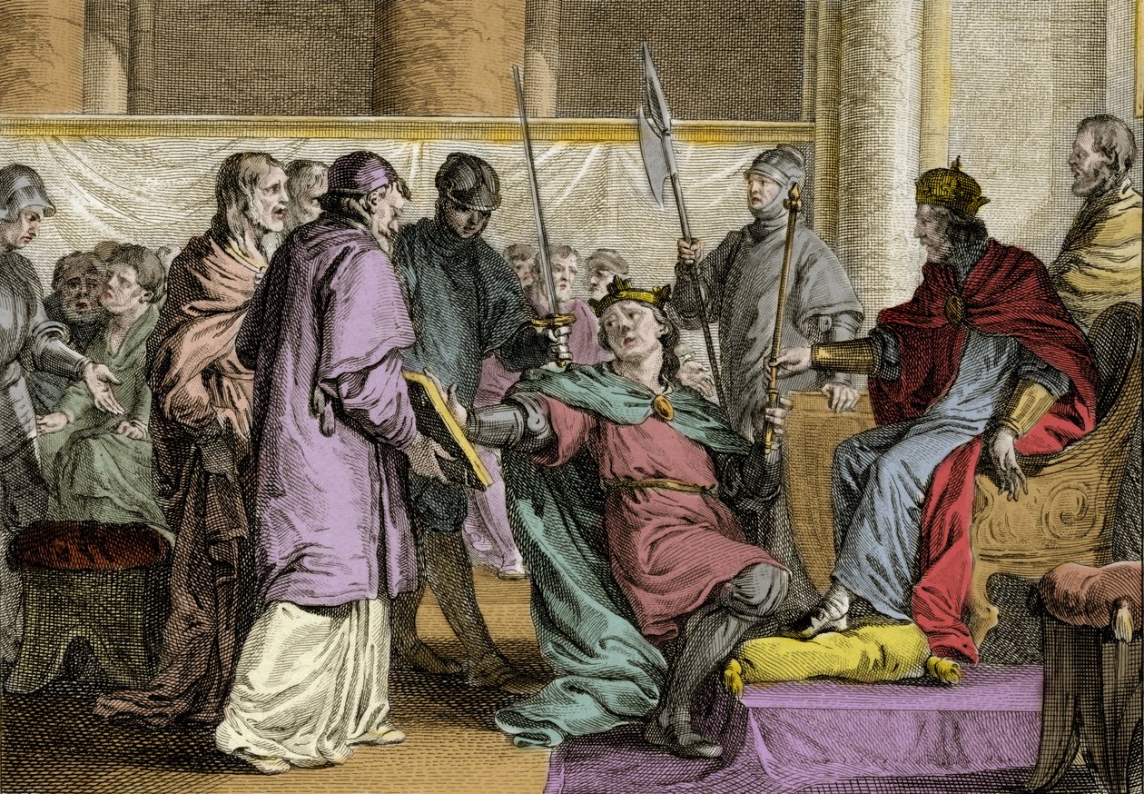 Erispoe (857 öldü), Brittany Kralı (Herispogius - Hervspogius - Respogius), krallığın süslerini Kel Charles II