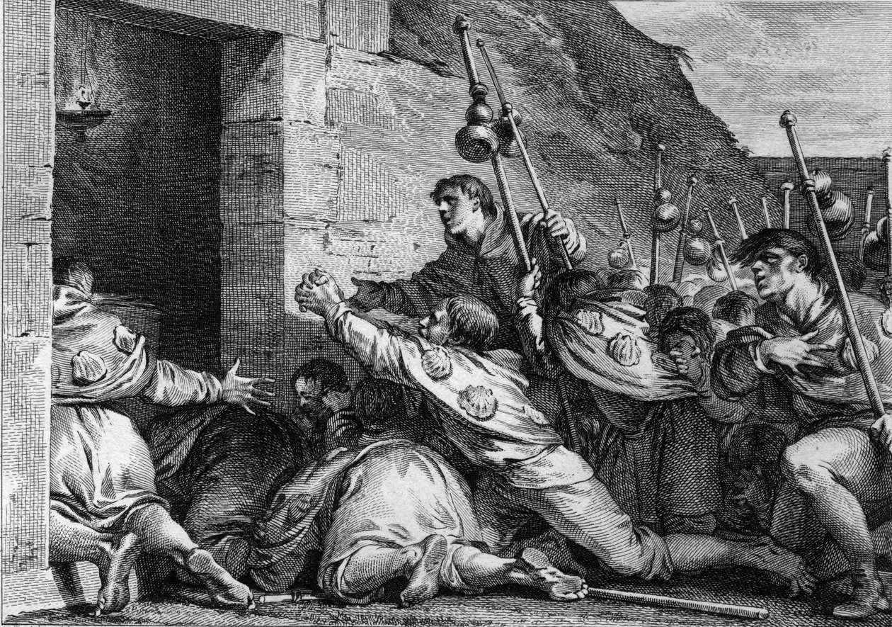 Birinci Haçlı Seferi by Jean Michel the Younger Moreau