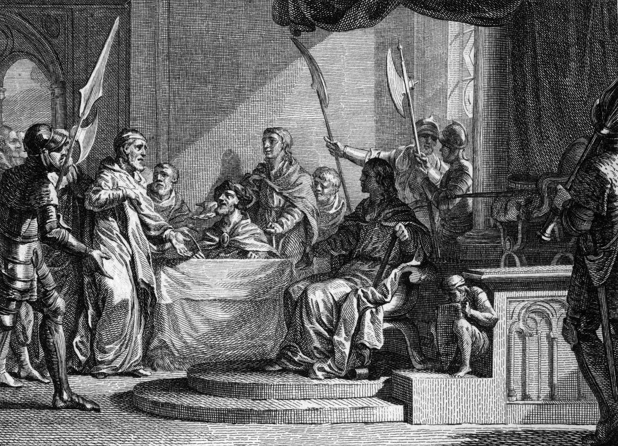 Interregne de Charles Martel, 737: Sarayın belediye başkanı Charles Martel, IV. Thierry