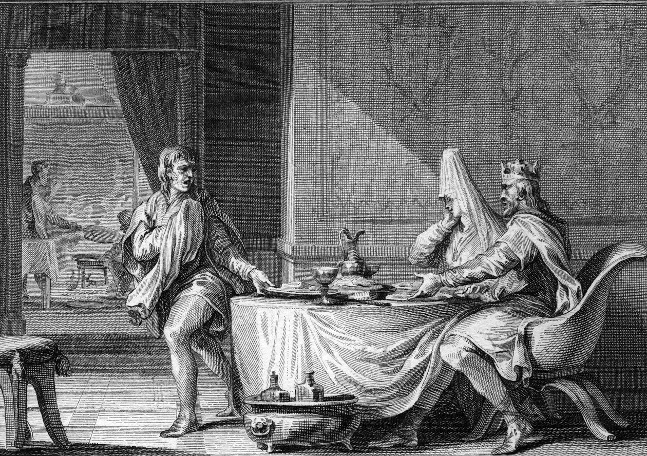 Fransa kralı II. Robert Pieux (c. 970-1031), kuzeni Burgonya