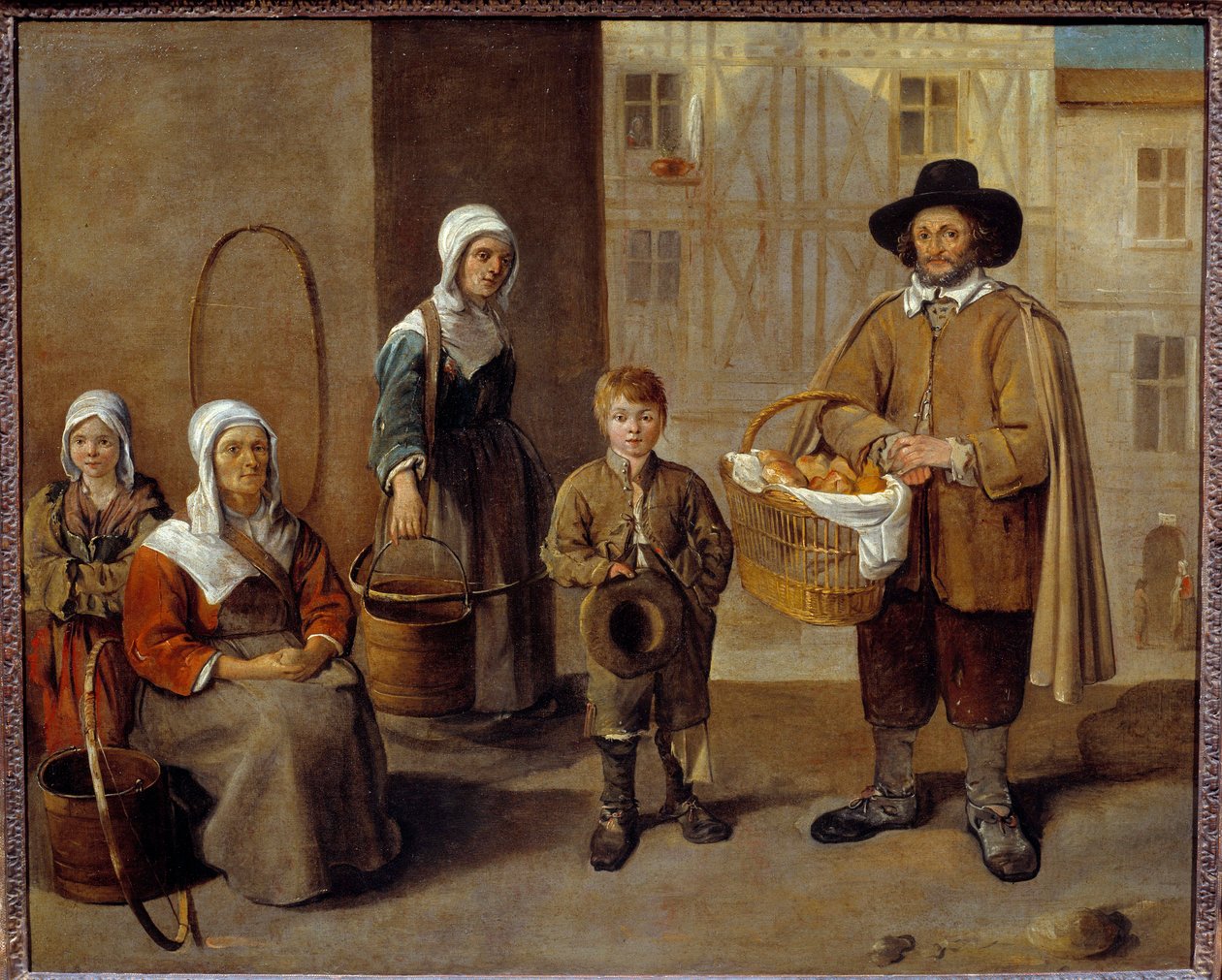 Su Breader Tüccar Tablosu Jean Michelin (1623-1695) 1650 Sun. 0,77x0,97m by Jean Michelin