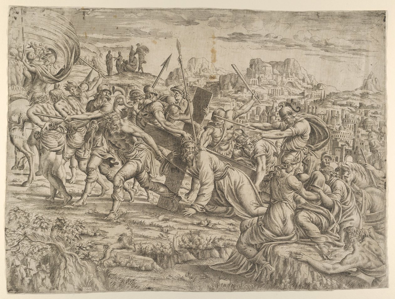 Haçın Taşınması, 1544. by Jean Mignon