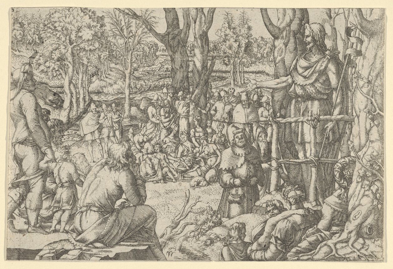 John Çölde Vaaz Etmek, 1535-55. by Jean Mignon
