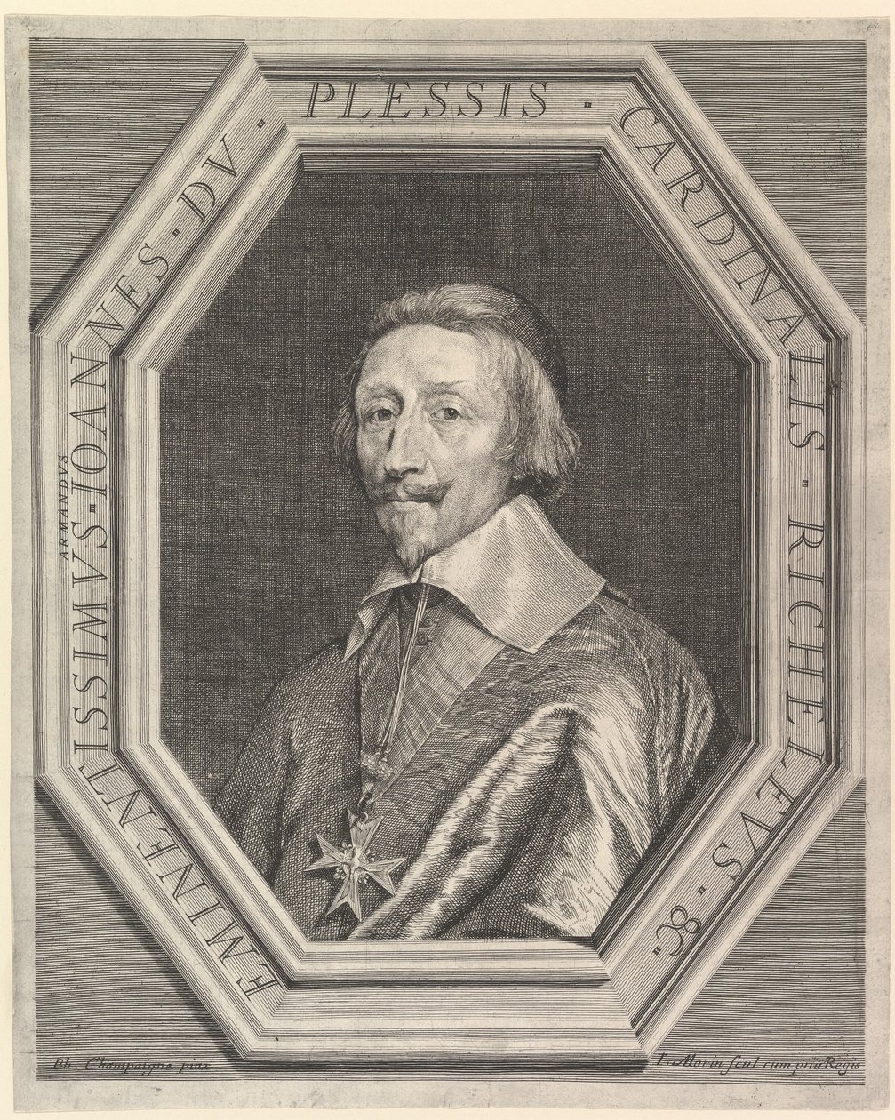Kardinal de Richelieu. by Jean Morin