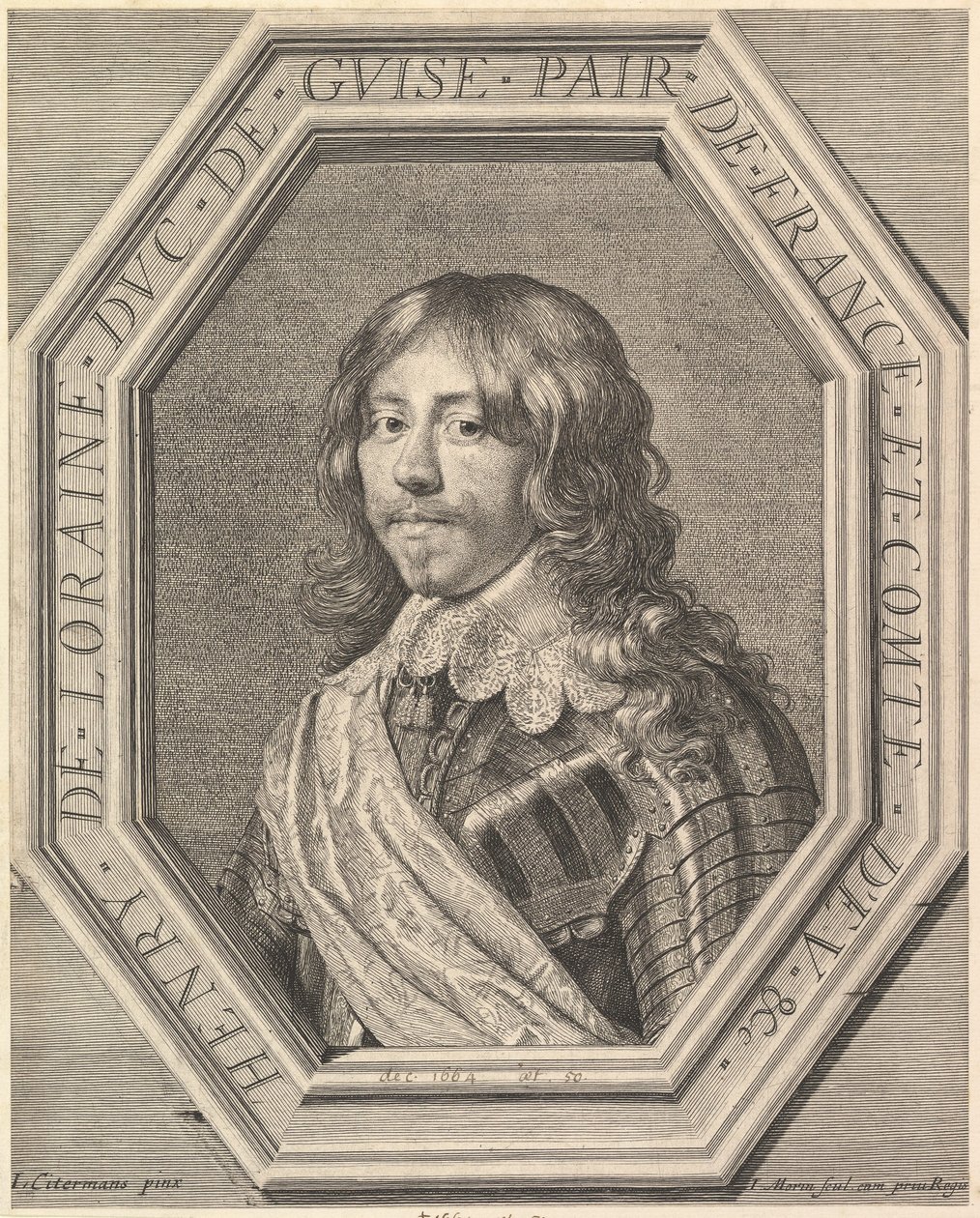 Lorraine Henry II, Guise Dükü. by Jean Morin