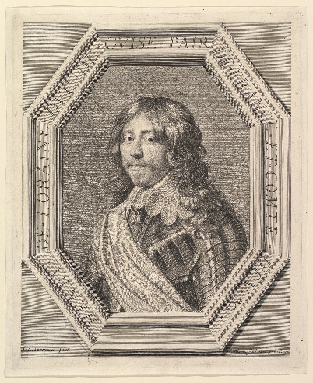 Lorraine Henry II, Guise Dükü. by Jean Morin