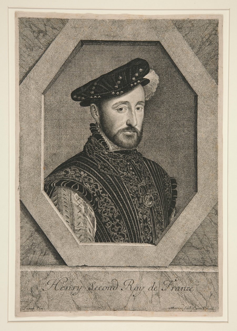 Henry II, Fransa Kralı (1519-1559) by Jean Morin