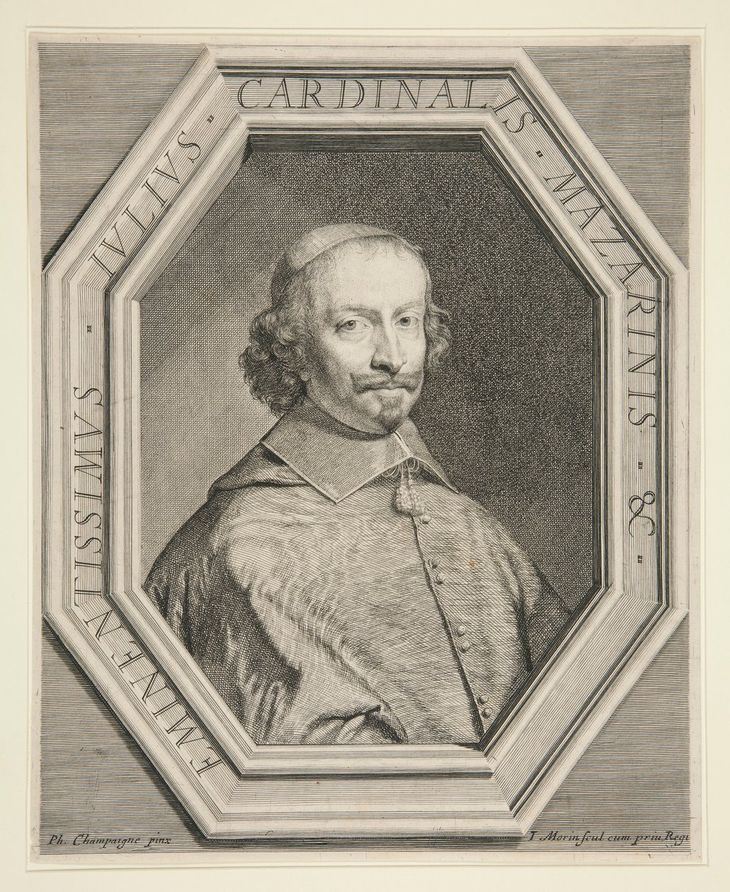 Le Kardinal Mazarin by Jean Morin