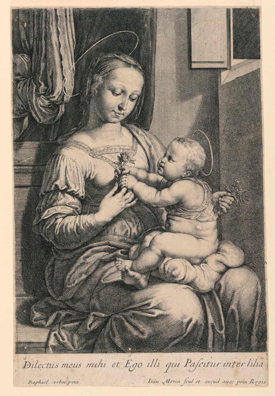 Madonna ve Çocuk by Jean Morin
