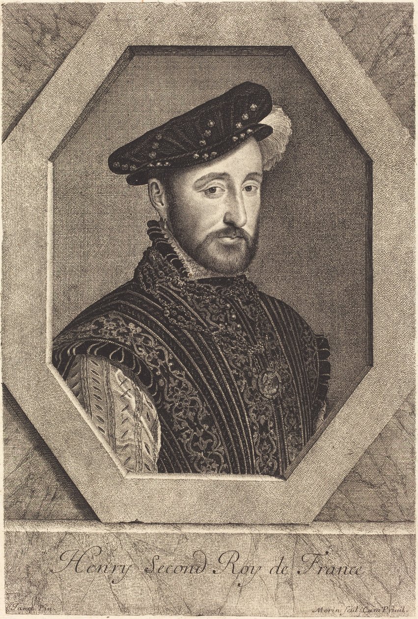 II. Henry by Jean Morin after François Clouet