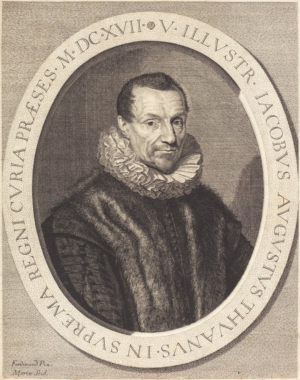 Jacques Auguste de Sen by Jean Morin after Louis Elle I