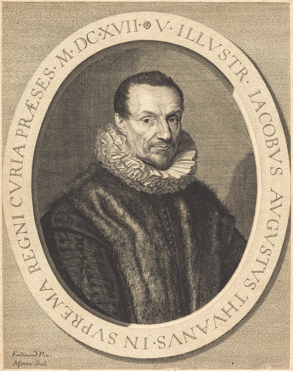 Jacques Auguste de Sen by Jean Morin after Louis Elle I