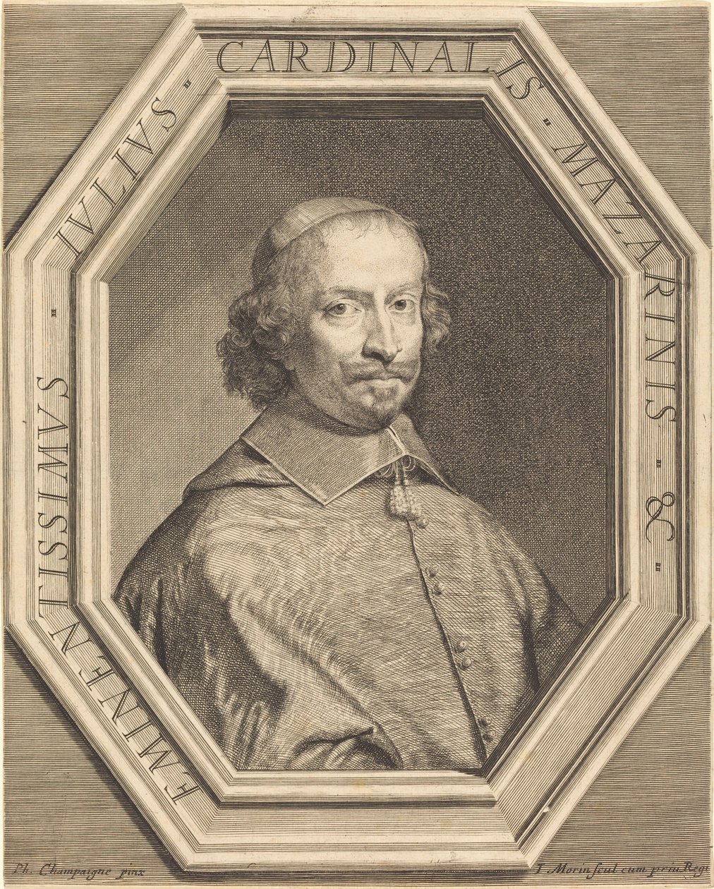 Kardinal Mazarin by Jean Morin after Philippe de Champaigne
