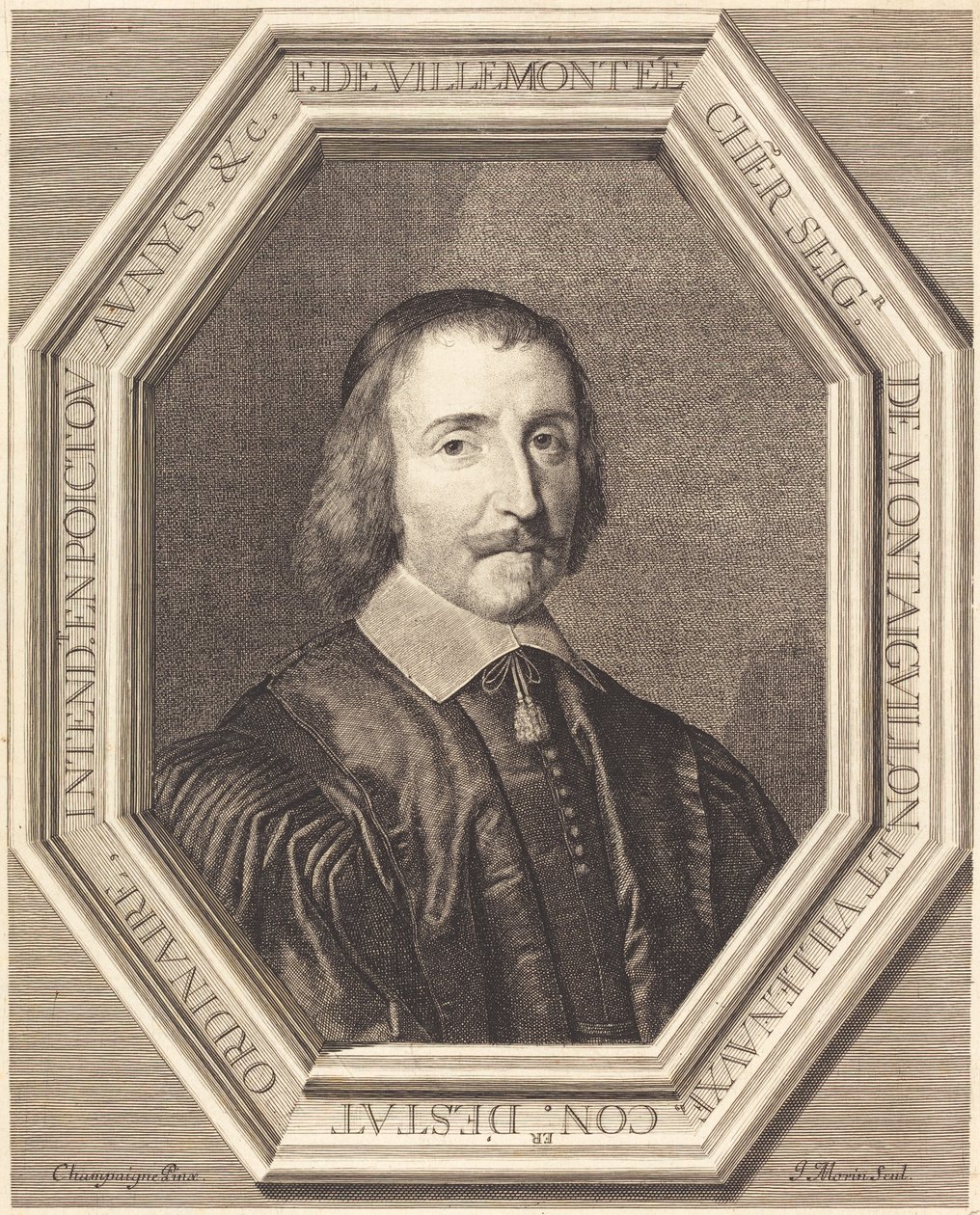 François de Villemontee by Jean Morin after Philippe de Champaigne