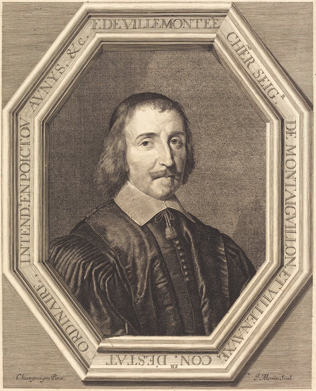 François de Villemontée by Jean Morin after Philippe de Champaigne