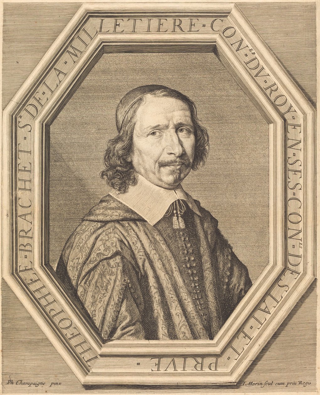 Teofil Brachet de la Milletiere by Jean Morin after Philippe de Champaigne