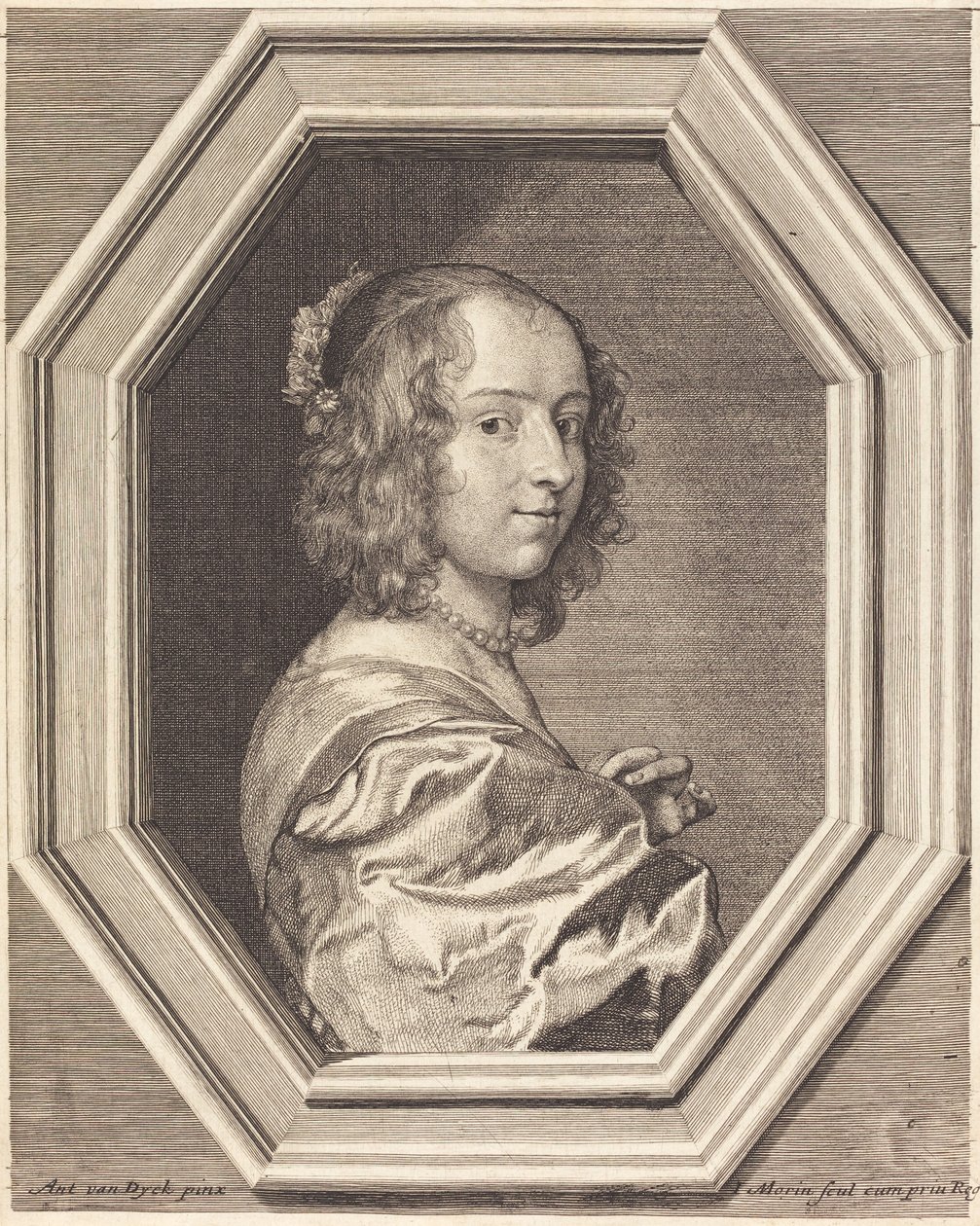 Marguerit Limon by Jean Morin after Sir Anthony van Dyck