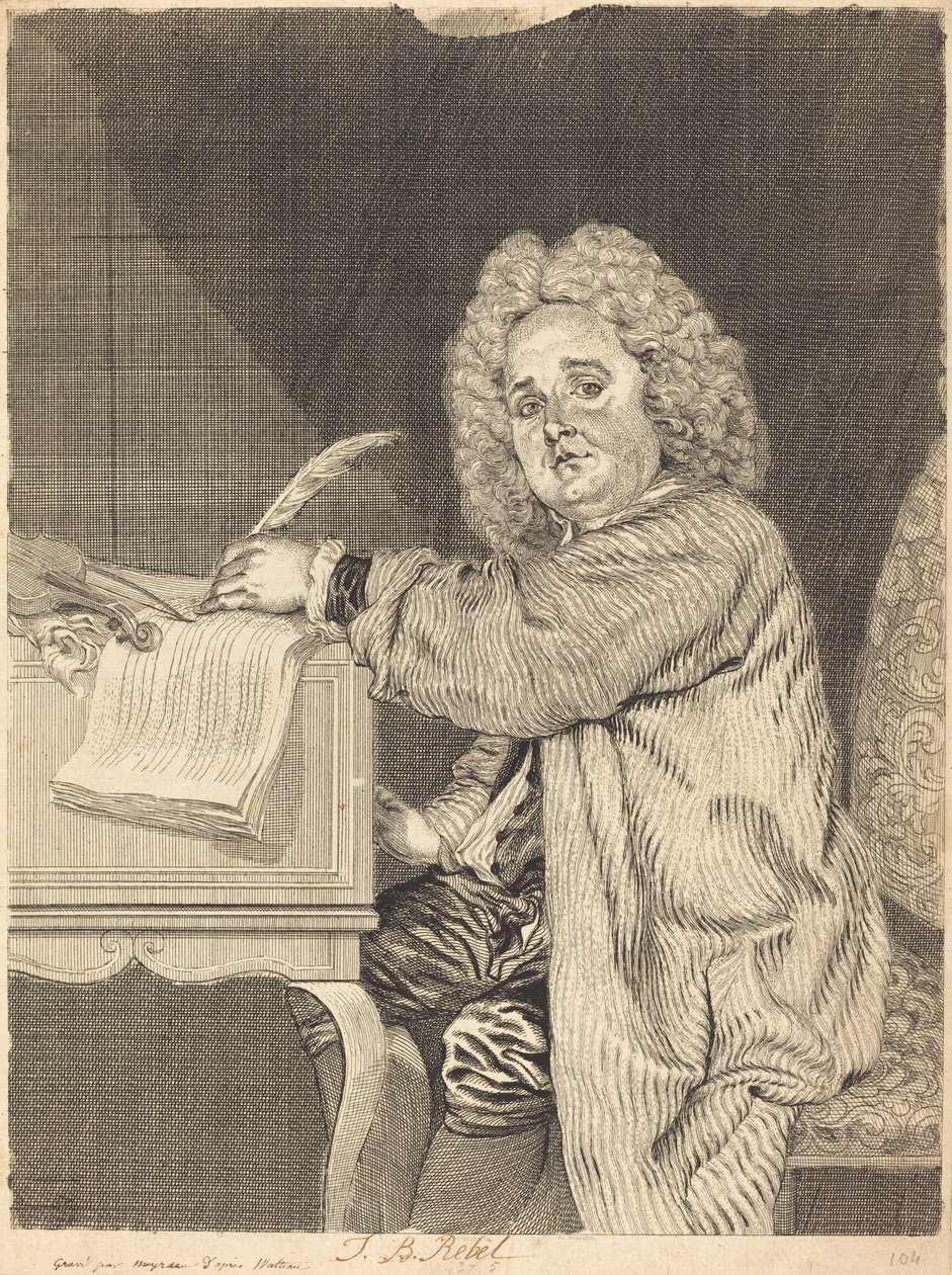 J.-B. İsyancı by Jean Moyreau, Antoine Watteau