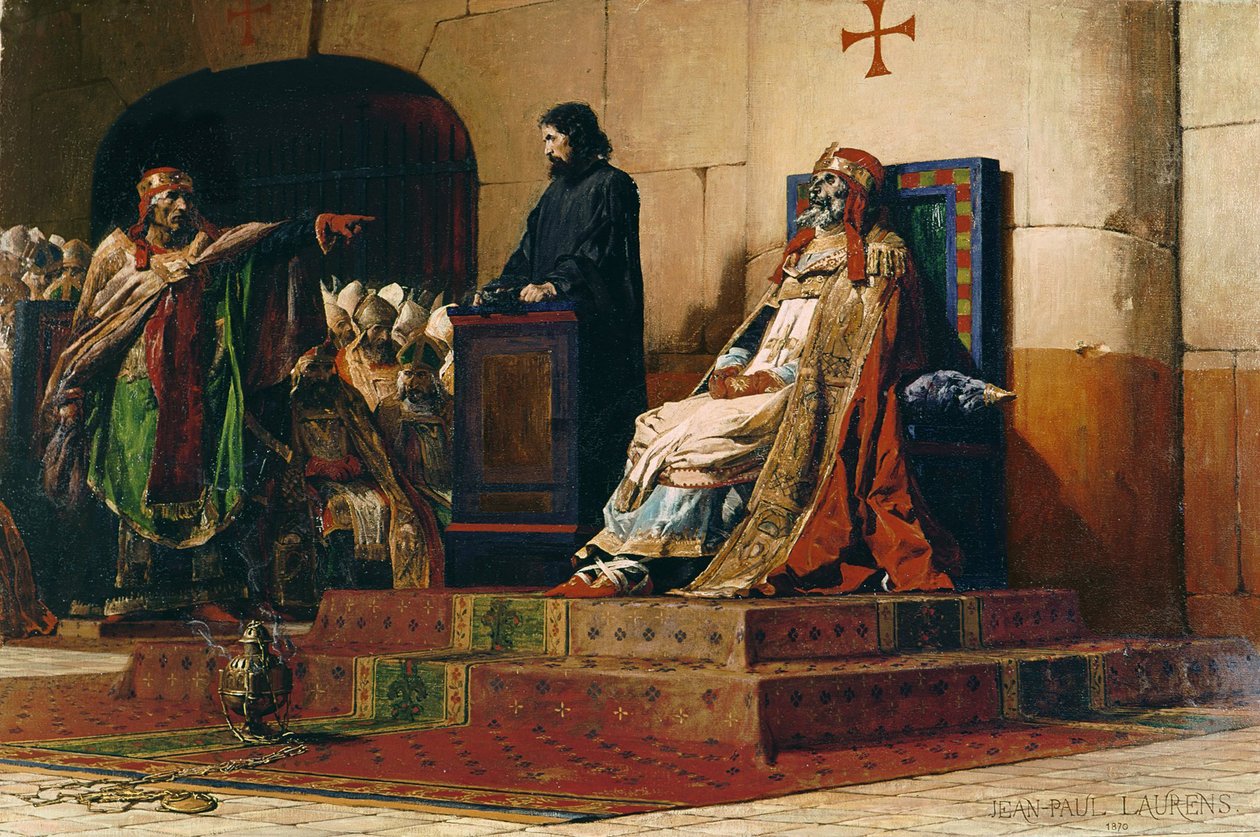 Papa Formosus ve Stephen VII, 1870 by Jean Paul Laurens