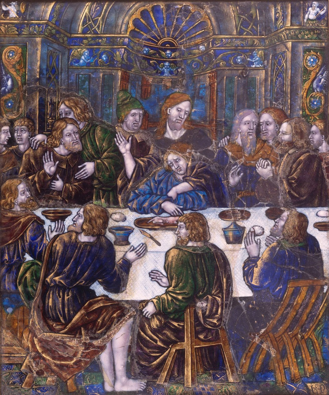 Son Akşam Yemeği ile Plaket by Jean Penicaud I