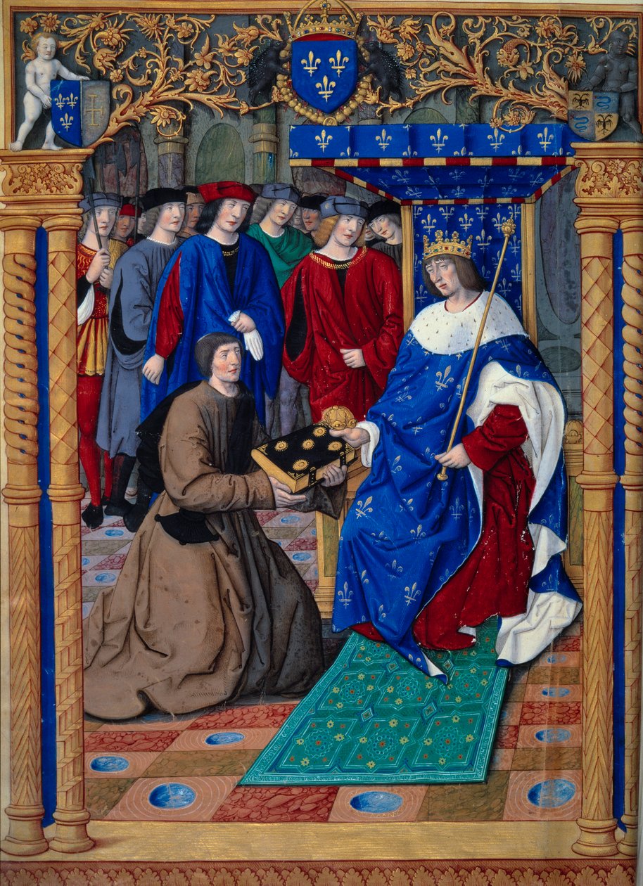 Francesco Petrarca veya Petrarch, kitabını Fransa Kralı Louis XII