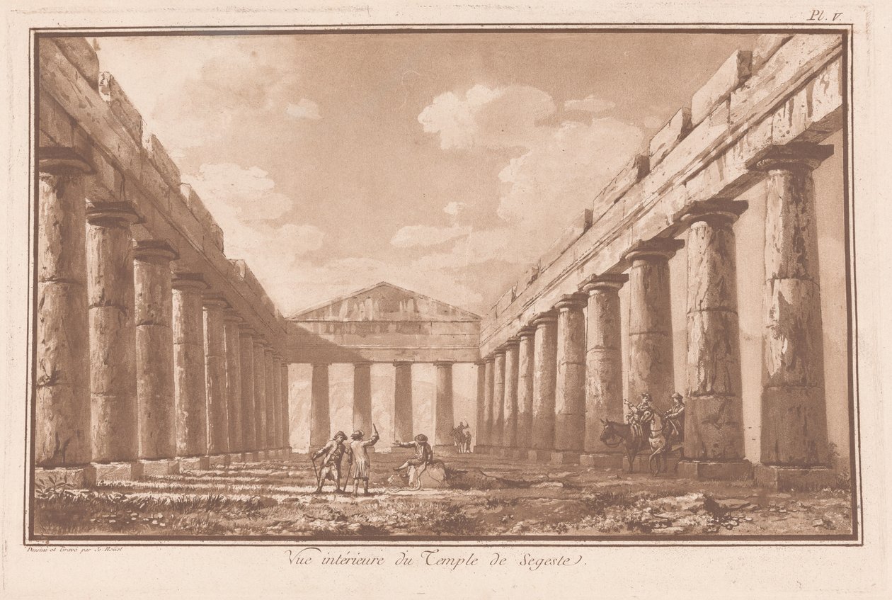 Sicilya, Malta ve Lipari Adalarının Pitoresk Yolculuğu (cilt 1) by Jean Pierre Louis Laurent Houël