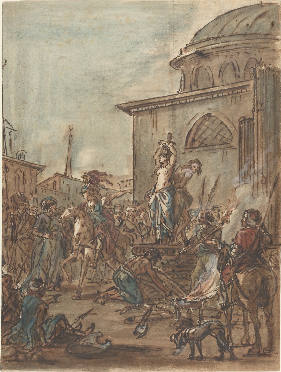 Olindo ve Sophronia Clorinda tarafından kaydedildi by Jean Pierre Norblin