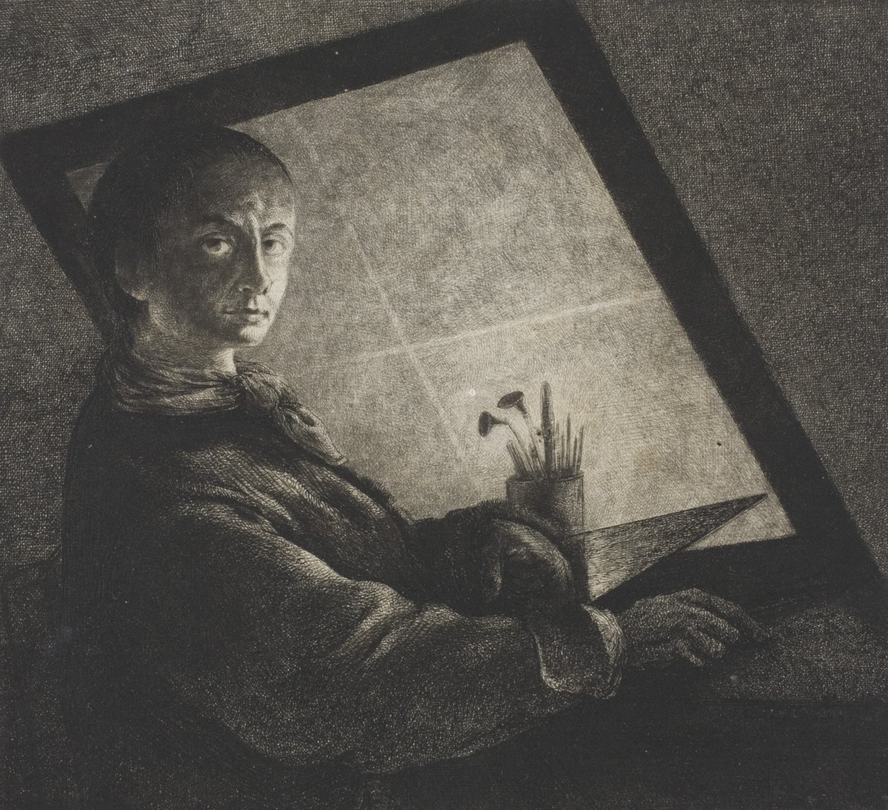 Otoportre, c.1778 by Jean Pierre Norblin de La Gourdaine