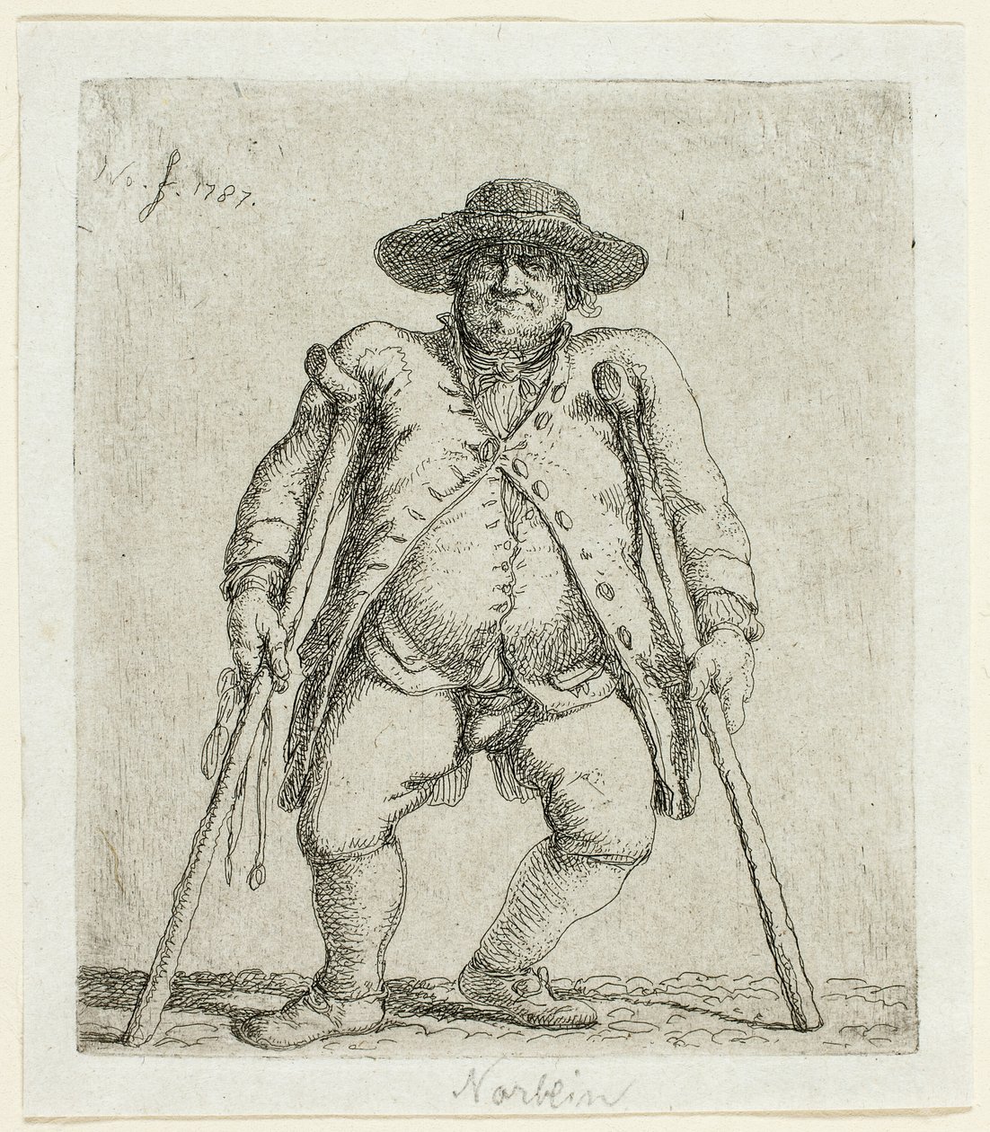 Dilenci by Jean Pierre Norblin de La Gourdaine